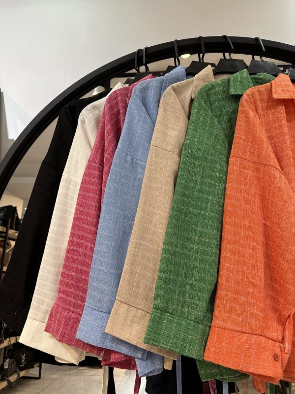 شومیز مراکشی طرحدار پشت بندی رنگین کمان (35152) - Image 2