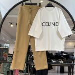 ست تیشرت سوپر پنبه و شلوار مازراتی کجراه سلین (35156)