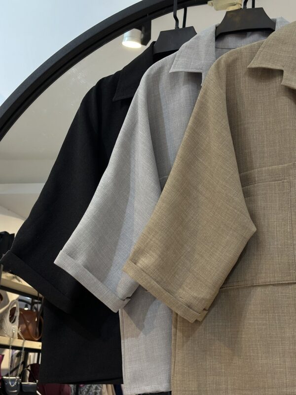 شومیز کتی وال اسلپ وارداتی (35150) - Image 2