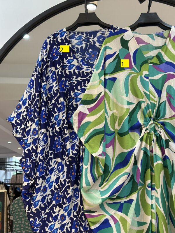 عبا پانچو سیلک وسط حلقه (35176) - Image 9