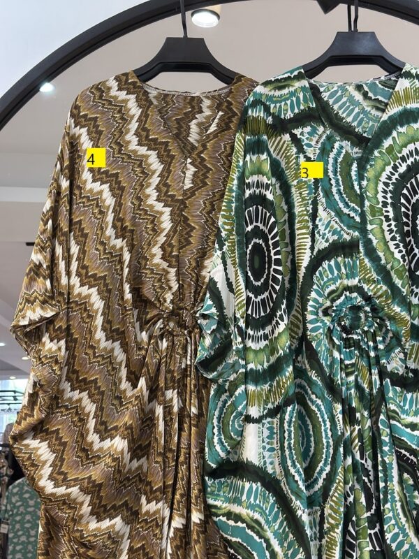 عبا پانچو سیلک وسط حلقه (35176) - Image 8