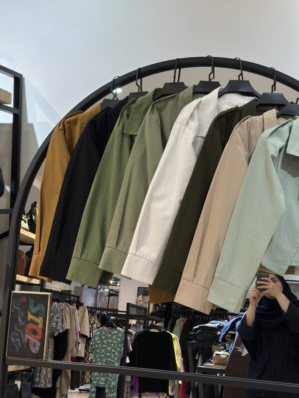 ست کت و سارافون لینن قواره دار(35178) - Image 2