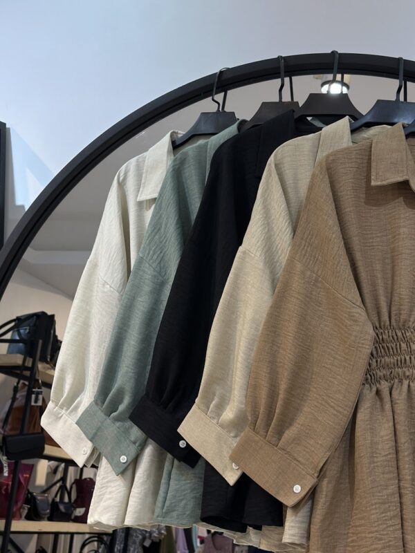 شومیز کرسپو کمر چینه (34937) - Image 2