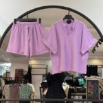 ست تیشرت و شورتک دبل فیس درجه یک (35192)