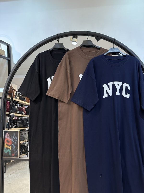 پیراهن تیشرتی نخ پنبه nyc (35201) - Image 2