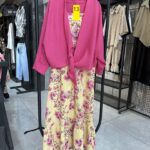 ست شومیز گره ای و پیراهن دو بنده گل مریم (35214)