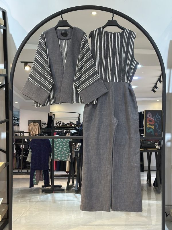 ست کت و اورال پشت زیپی مزونی فول کیفیت خورشید (35197) - Image 2