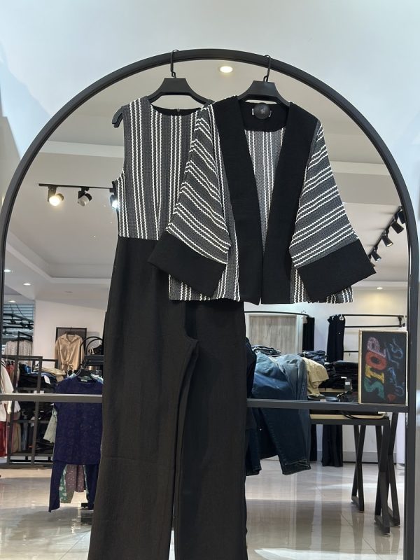 ست کت و اورال پشت زیپی مزونی فول کیفیت خورشید (35197) - Image 3