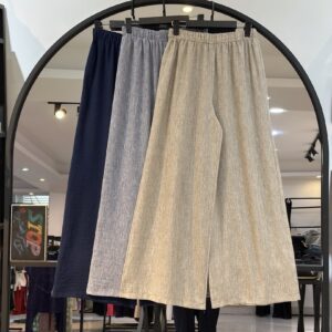 شلوار فول بگ لینن زارا ضمانت دار فقط 498 تومان (35222)