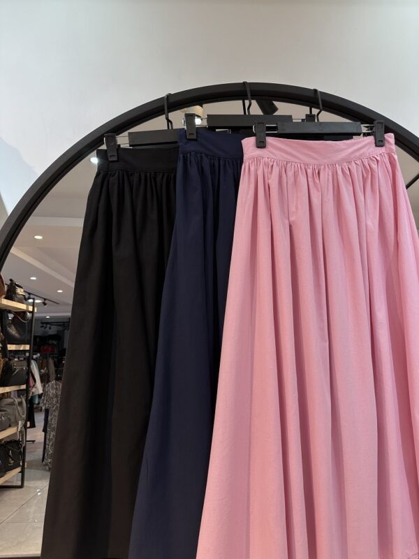 دامن لینن زارا چین دار ضمانت دار (1010) - Image 2