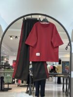 ست تیشرت شلوار گلکسی پنبه ضمانت دار طرح پایین ادیداس (35312)