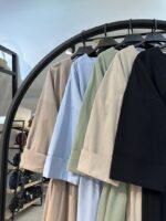 پیراهن لینن بغل کش پایین گت نازی (35316) - Image 2