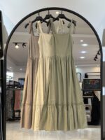 پیراهن ایوا چین دار بند گره ای شهره (35264)