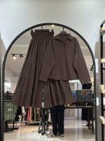 ست شومیز دامن شلوار لینن اسلپ ماهان (35354)