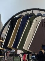 ست کت و دامن فشن لینن بغل دو خط قیطونی (35353) - Image 2