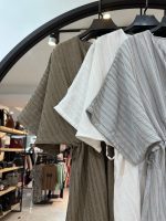 پیراهن ابریشمی خز دار کمر چرمی تبسم (35301) - Image 2