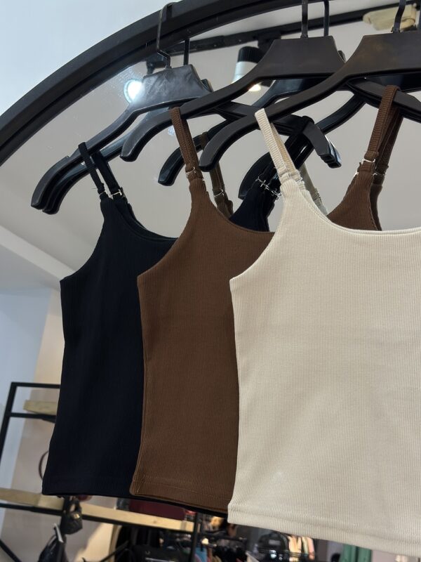 کراپ تاپ پنبه کبریتی بند سوتینی (35342) - Image 3