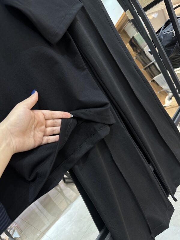 ست گلکسی پنبه تیشرت شلوار اور سایز نایک مشکی (35380) - Image 2