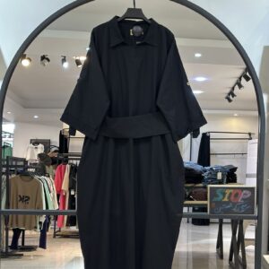 کالکشن مشکی (کفتان لینن کمر کاراته ای)(35366)
