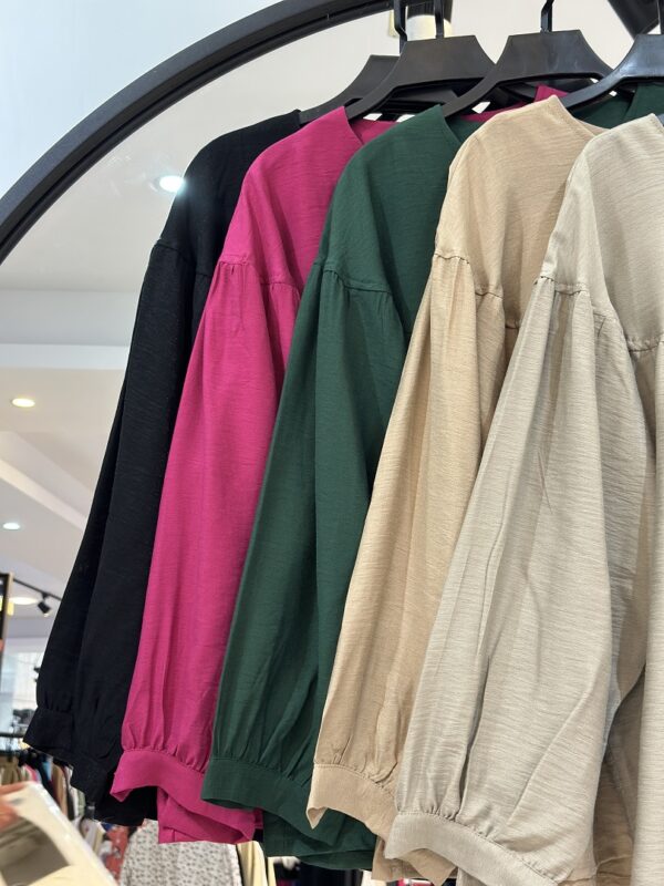 2025_06_25_17_30_IMG_8028 شومیز بابوس دکمه ریز ازاد و راحت (35785) - Image 2