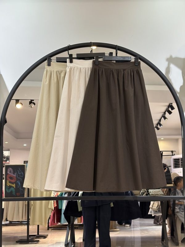 2025_08_03_19_21_IMG_0045-min دامن لینن جلو نواری پشت کش سمن (35540) - Image 1