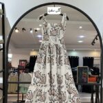 پیراهن لینن چاپی لاله (35395)