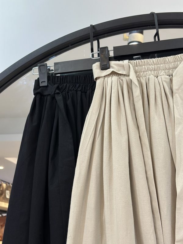 دامن لینن جلو چین زارا طرح نفس ارسال 10 شهریور (35426) - Image 3