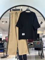 ست تیشرت نخ پنبه و شلوار گلکسی سه خط (35435) - Image 6