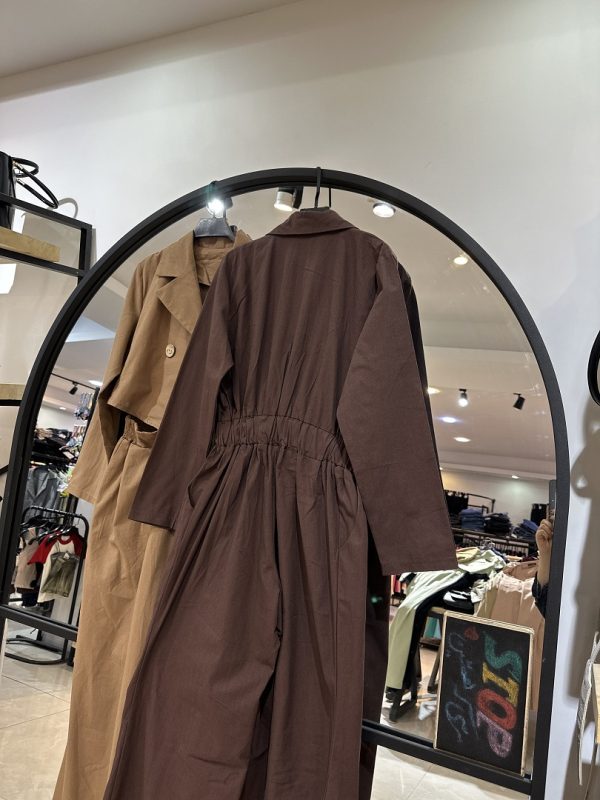 اورال لینن دو دکمه کمر کش یکطرف پهلو باز (35470) - Image 4