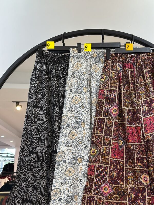 شلوار باتیک هندی طلاکوب شده قد 90 (35474) - Image 4