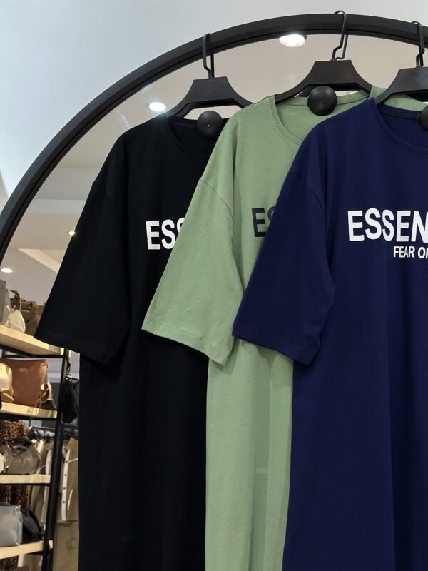 پیراهن تیشرتی سوپر پنبه استنشال استین سه ربع (35482) - Image 2