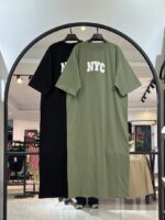 پیراهن تیشرتی سوپر پنبه nyc (35497)