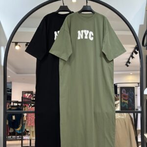 پیراهن تیشرتی سوپر پنبه nyc (35497)