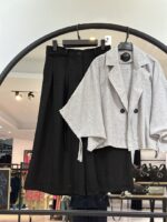 ست پانچو شلوار بگ وال ضمانت دار آهو (35501) - Image 2