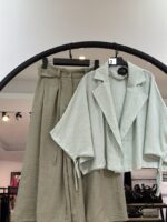 ست پانچو شلوار بگ وال ضمانت دار آهو (35501) - Image 4