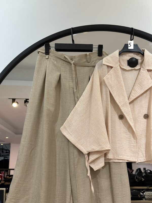 ست پانچو شلوار بگ وال ضمانت دار آهو  (35501) - Image 5