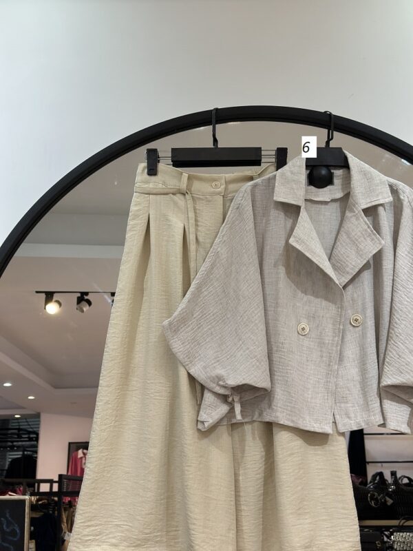 ست پانچو شلوار بگ وال ضمانت دار آهو  (35501) - Image 6