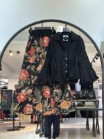 ست شومیز لینن چروک و دامن شلواری چیچک (35495)