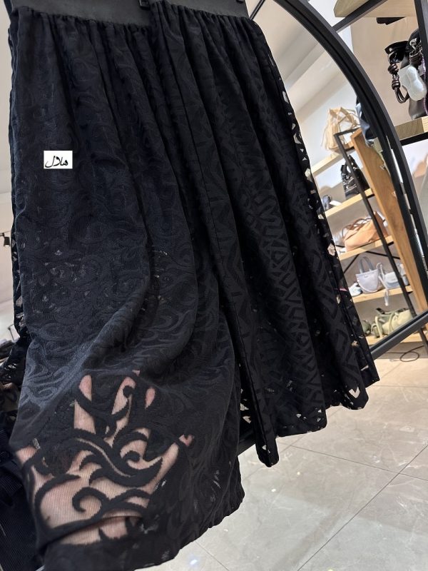 دامن مجلسی گیپور ترک با استر با اف عجیب  (35575) - Image 3