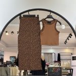 ست کراپ تاپ  دامن پلنگی (35584)