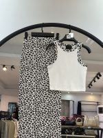 ست کراپ تاپ  دامن پلنگی (35584) - Image 6