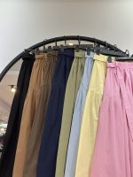 دامن لینن زارا کمربند خور  نیلا (35586) - Image 2