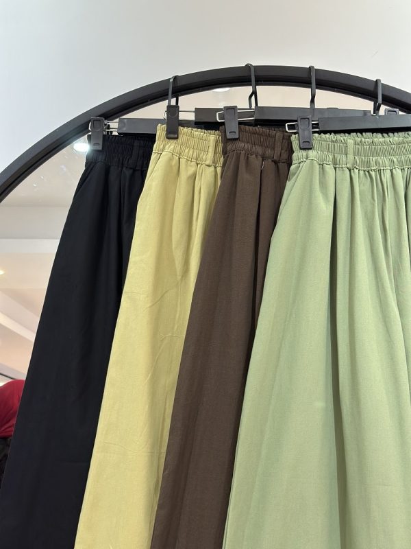 شلوار لینن فول بگ کمر کش شمیم   (35590) - Image 2