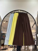 شلوار لینن فول بگ کمر کش شمیم   (35590)