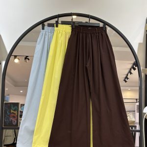 شلوار لینن فول بگ کمر کش شمیم (35590)