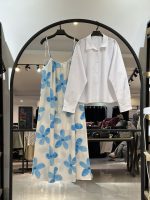 ست شومیز و پیراهن بندی کرپ وارداتی کایلی (35595)