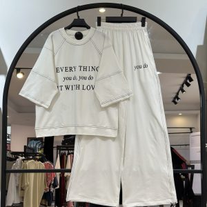 ست تیشرت باکسی اور سایز و شلوار فول بگ گلکسی سنگشور با دو سال ضمانت (35596)