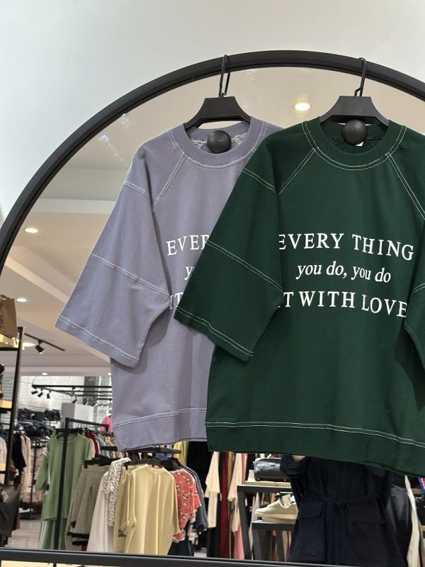 ست تیشرت باکسی اور سایز و شلوار فول بگ گلکسی سنگشور با دو سال ضمانت (35596) - Image 3