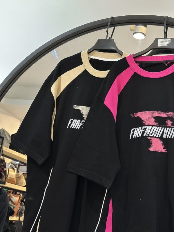 ست تیشرت باکسی اور سایز و شلوار فول بگ (35601) - Image 3