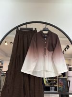 ست شومیز و شلوار دامنی لینن امبره (35612) - Image 4